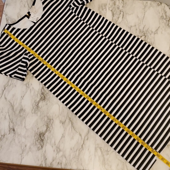 J Crew Striped Tee Shirt Dress - Picture 8 of 9